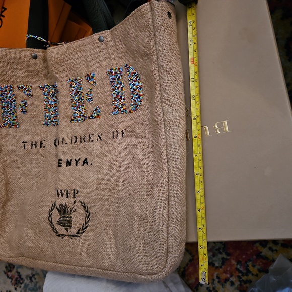 FEED Project Burlap Tote - Picture 9 of 11